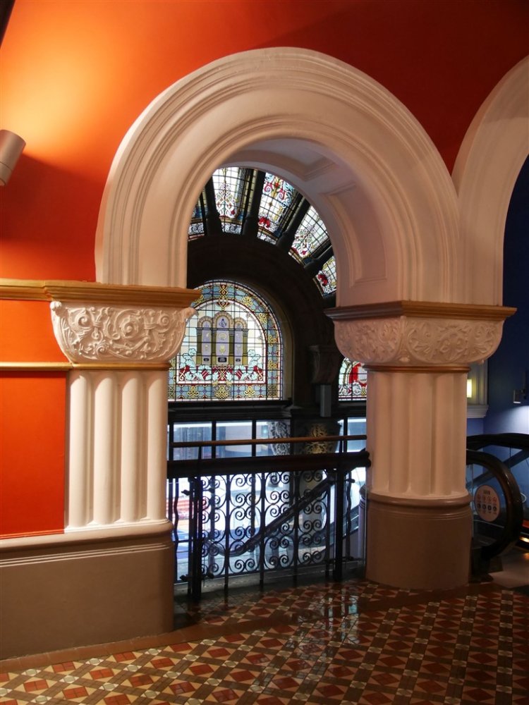 Stained Glass Queen Victoria building Sydney