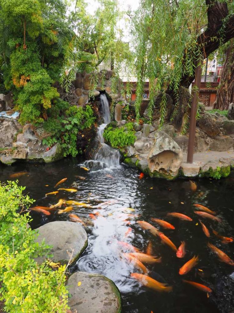 Pond Chihkan Tower (Fort Provintia) Tainan
